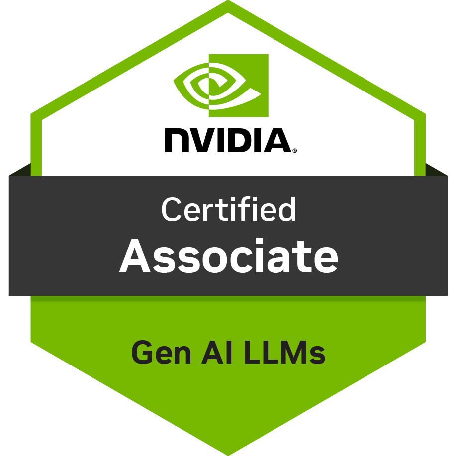NVIDIA Certified Associate — Gen AI LLMs